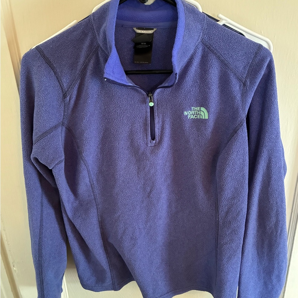 The North Face Purple Zip Up Sweater